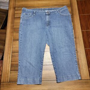 Lee Riders Denim Capris - Size 24W